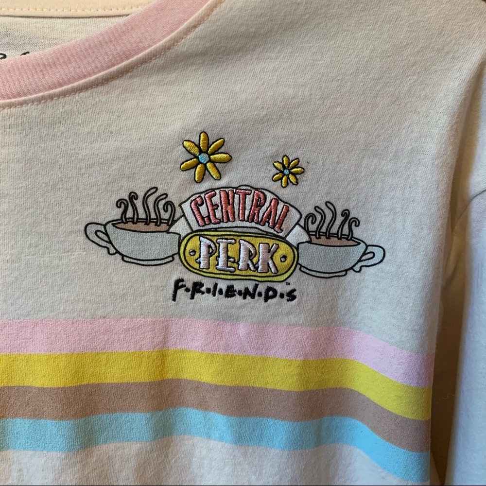 NWT FRIENDS Central Perk long-sleeve shirt